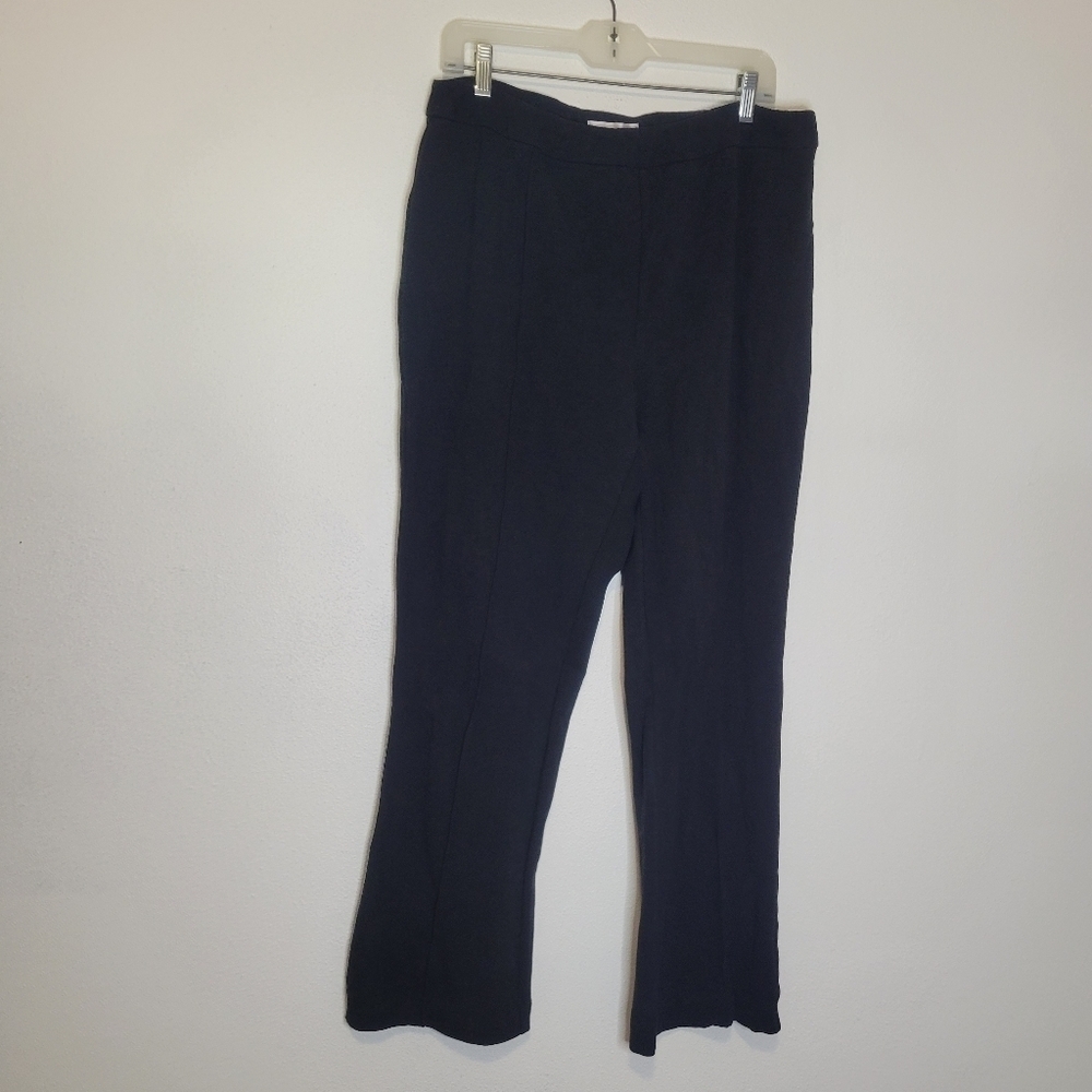 Soft surroundings black casual pull on pants